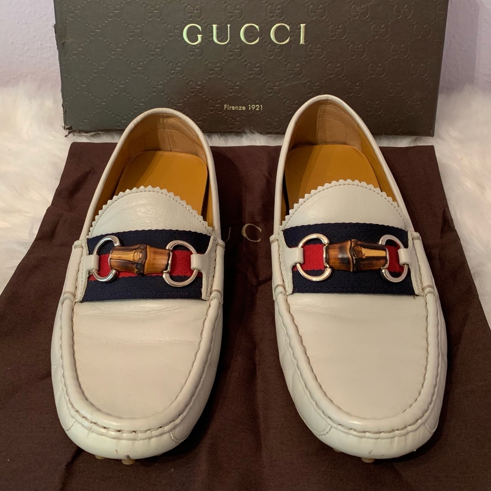 Gucci Bamboo Horsebit driver loafer